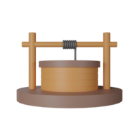 Water Well 3D Icon Illustration png