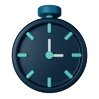 chronomètre 3d icône illustration png