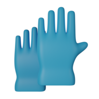 handschoen 3d icoon illustratie png