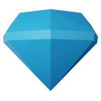 Diamond 3D Icon Illustration png