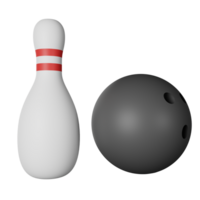 bowling 3d icoon illustratie png