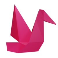 origami 3d icono ilustración png