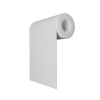 papier rouleau 3d icône illustration png