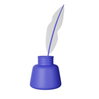 Ink 3D Icon Illustration png