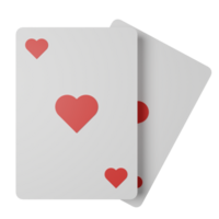 Playing Card 3D Icon Illustration png