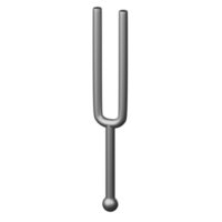 Tunning Fork 3D Icon Illustration png