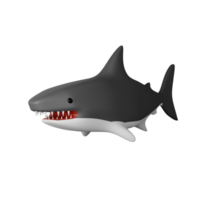 Shark 3D Icon Illustration png