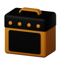 Amplifier 3D Icon Illustration png