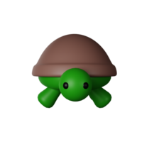 Schildkröte 3d Symbol Illustration png