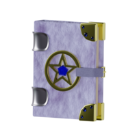 3d gerendert Buch Symbol isoliert png