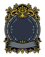 Vector classic vintage ornament frame