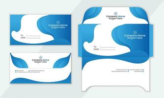 Professional envelope vector template design, Creative Modern Envelope Template.