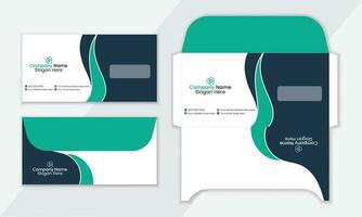 Professional envelope vector template design, Vector corporate envelope template.