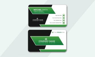 Modern Business Card  Creative and Clean Business Card Template. vector