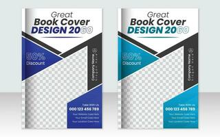 Annual report brochure flyer design template vector, Leaflet, presentation book cover templates. vector