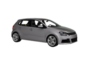 ai gerado sedan carro isolado em transparente fundo png