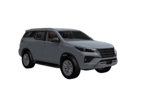 AI generated SUV car isolated on transparent background png