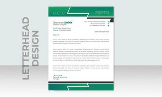 Minimalist concept business style letterhead template design. vector