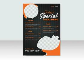 Modern Food menu template design for restaurant, Food and drinks logotype symbol design. vector