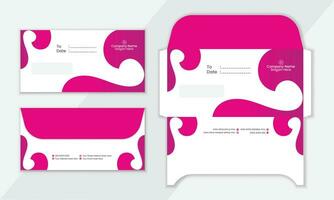 Modern envelope design template vector. vector