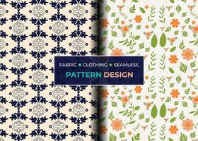 Colorful vector seamless patterns collection. Set of cute backgrounds with modern minimal labels.