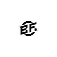 BF Premium esport logo design Initials vector