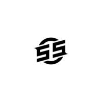 SS Premium esport logo design Initials vector