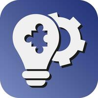 Problem Solving  Vector Glyph Gradient Background Icon For Personal And Commercial Use.