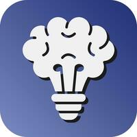 Brainstorming Techniques  Vector Glyph Gradient Background Icon For Personal And Commercial Use.