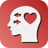 Empathy  Vector Glyph Gradient Background Icon For Personal And Commercial Use.