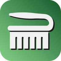 Brush  Vector Glyph Gradient Background Icon For Personal And Commercial Use.