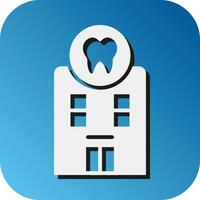 Dental Clinic  Vector Glyph Gradient Background Icon For Personal And Commercial Use.