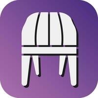Chair  Vector Glyph Gradient Background Icon For Personal And Commercial Use.