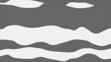 Grey white minimal liquid waves video animation