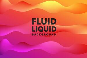 Colorful fluid 3D shapes. Abstract liquid gradient background, Wavy Background in Pastel Color Design. Fluid Shapes, Gradient design element for backgrounds, banners, wallpapers, posters and covers. vector