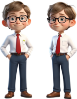 AI generated Cartoon boy with occupation illustration, cute little worker graphic, diverse professions artwork, boy in uniform design, career exploration concept, occupation character illustration png