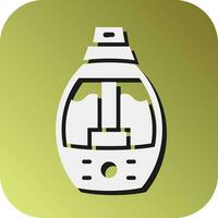 Humidifier  Vector Glyph Gradient Background Icon For Personal And Commercial Use.