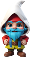 AI generated a cartoon gnome png