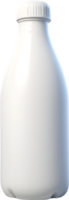 AI generated mockup one bottle of one liquid on a transparent background png