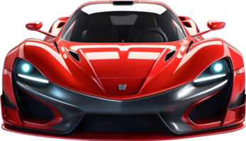 AI generated a sports car model on a transparent background png