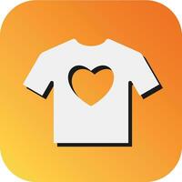 Shirt  Vector Glyph Gradient Background Icon For Personal And Commercial Use.