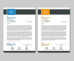 Vector letterhead template premium vector