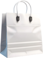 AI generated shopping bag with a logo on it, transparent background png