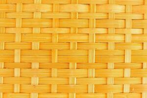 a close up of a woven basket photo