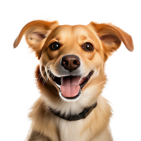 AI generated Dog on transparent background. png