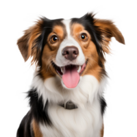 AI generated Dog on transparent background. png