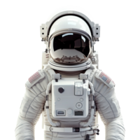 ai genererad astronaut isolerat på en transparent bakgrund. png