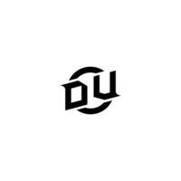 DV Premium esport logo design Initials vector