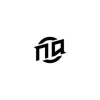 NQ Premium esport logo design Initials vector