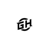 gh prima deporte logo diseño iniciales vector